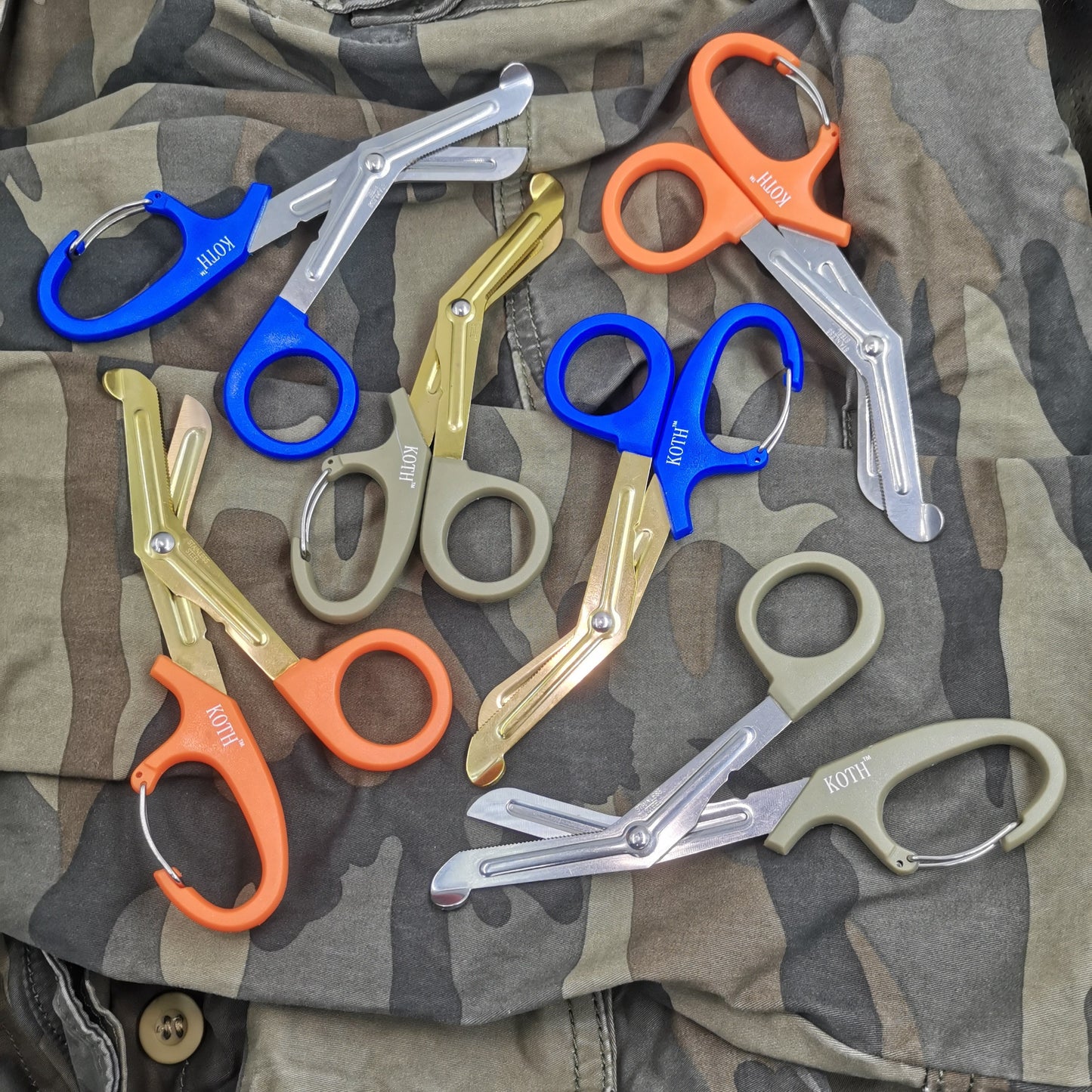 Bandage Cloth Scissors, Home Care Multifunctional Stainless Steel Scissors, Outdoor EDC Equipped with Small Scissors