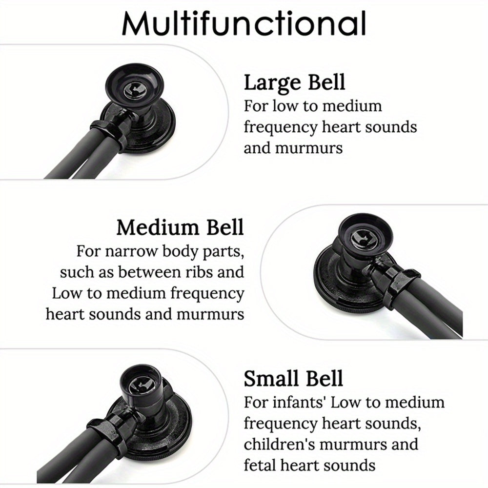 Professional Dual Head Multifunctional Stethoscope - Medical Cardiology Doctor Professional Phonendoscope Device