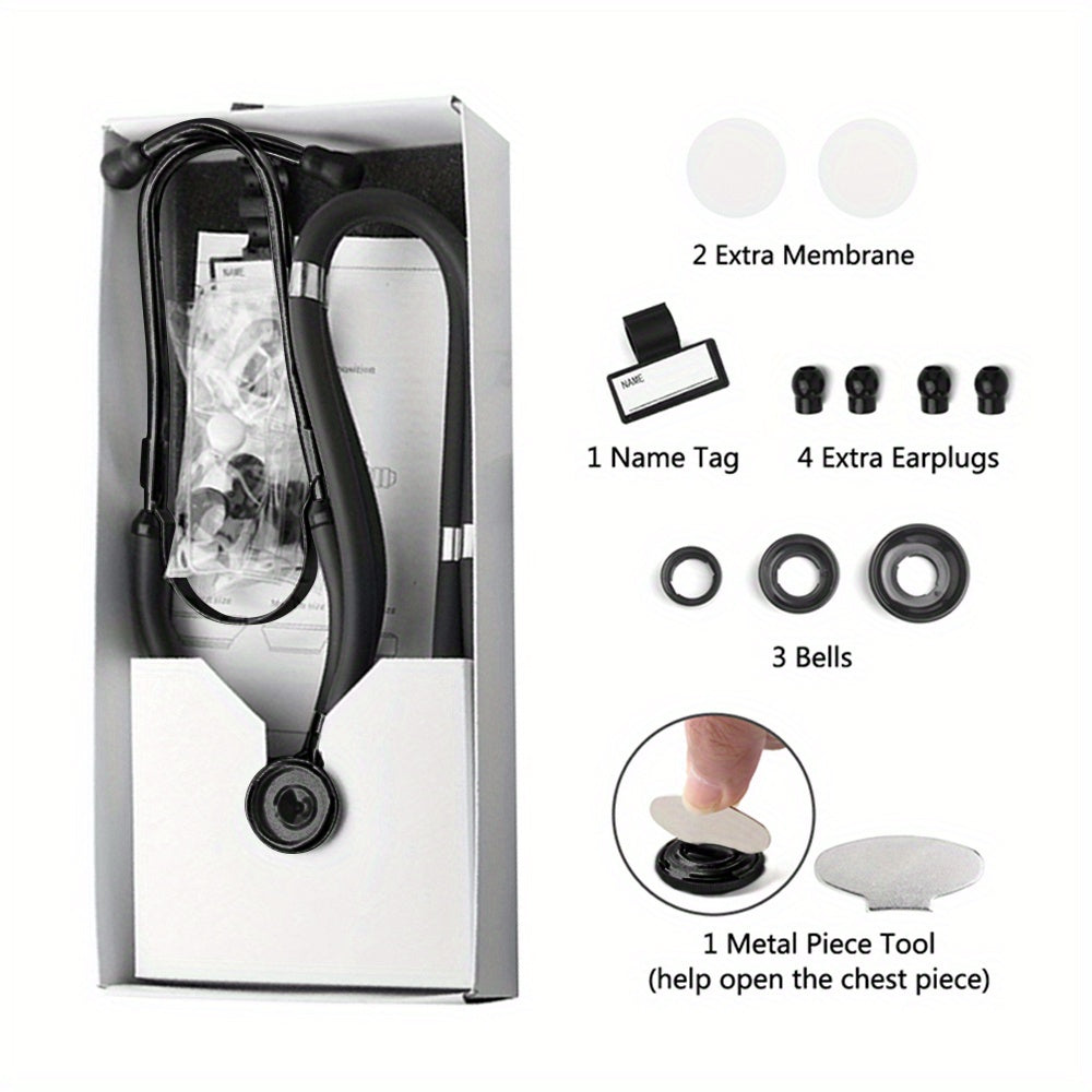 Professional Dual Head Multifunctional Stethoscope - Medical Cardiology Doctor Professional Phonendoscope Device