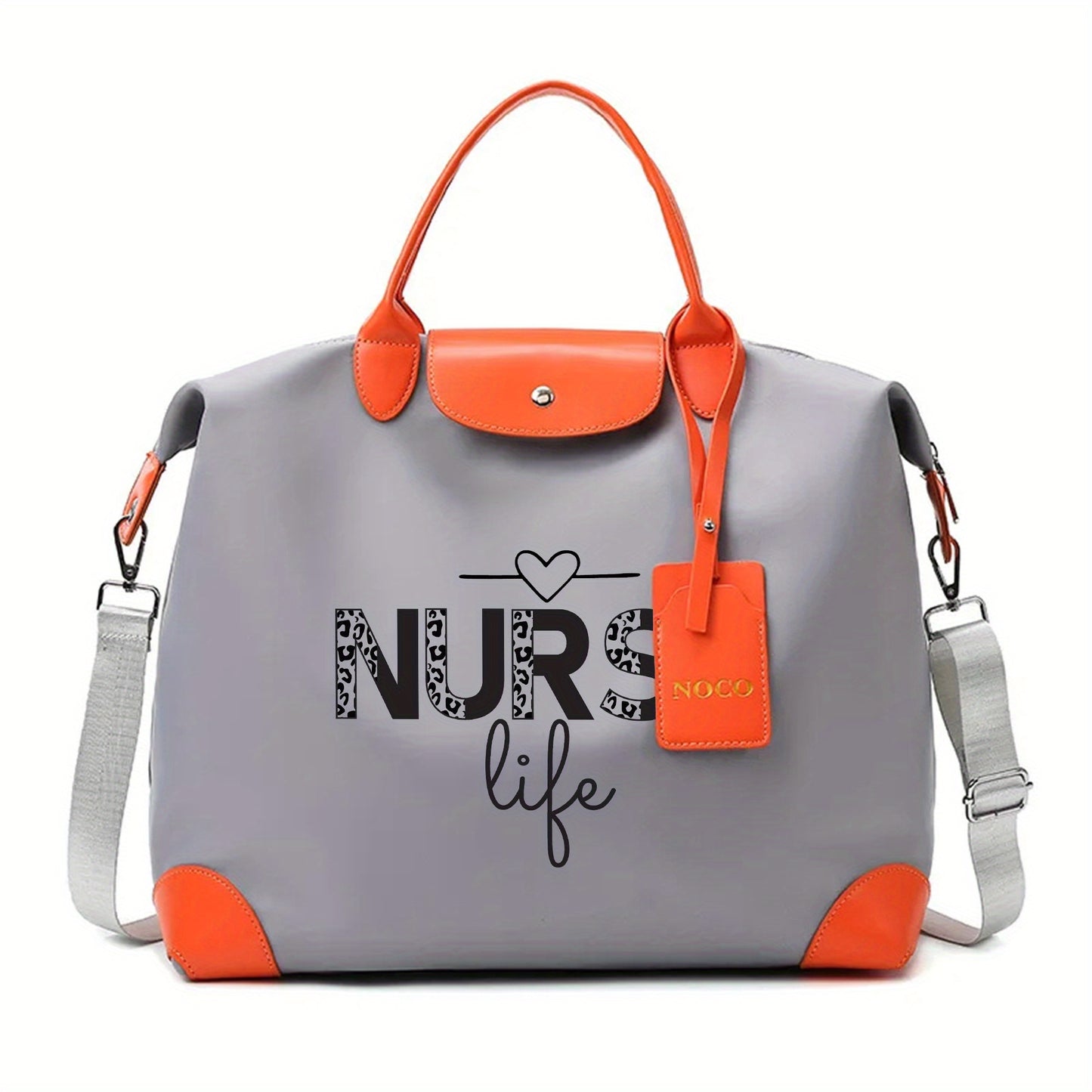 Stylish Nurse-Themed Crossbody Bag: Adjustable, Lightweight, and Spacious for Daily Commute and Travel