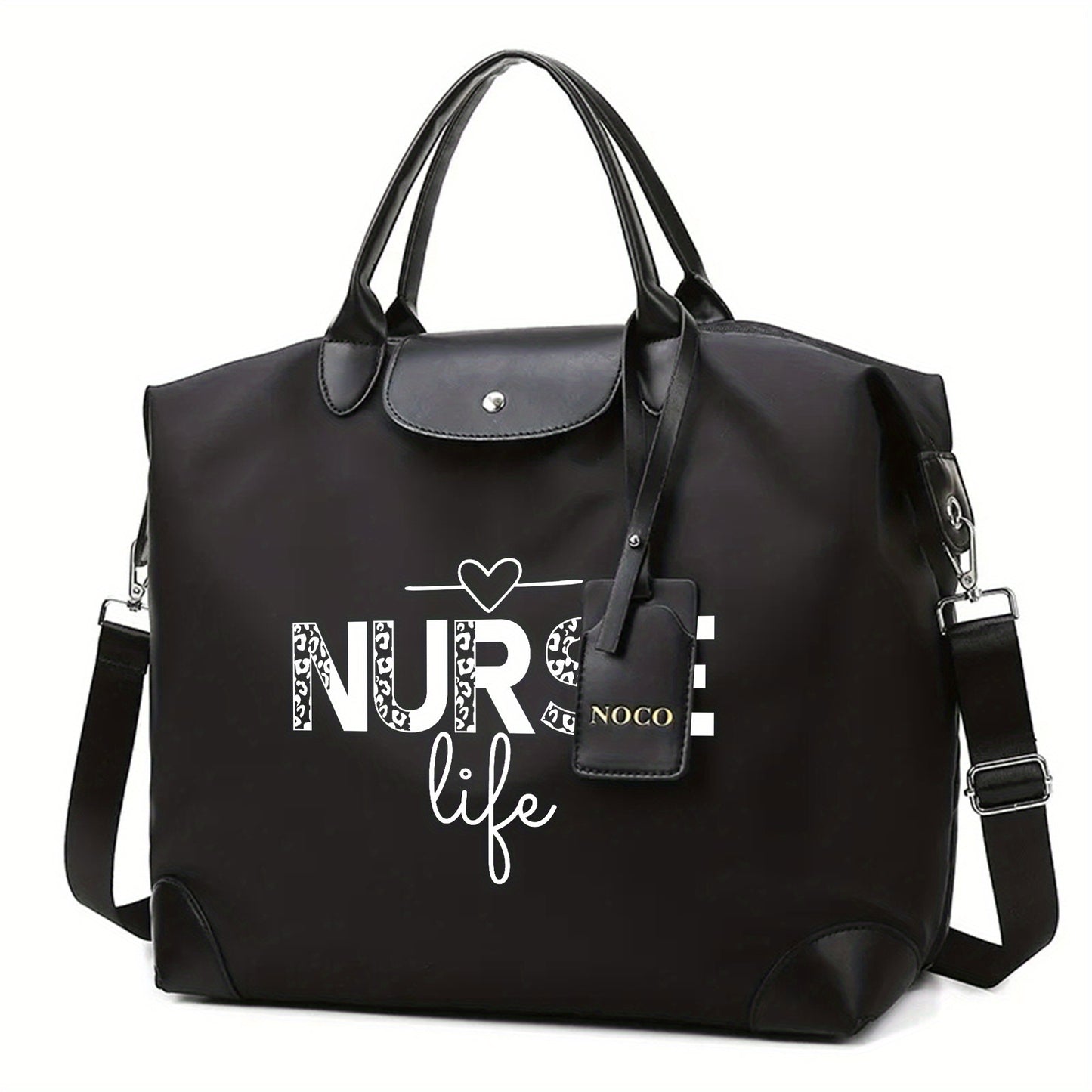 Stylish Nurse-Themed Crossbody Bag: Adjustable, Lightweight, and Spacious for Daily Commute and Travel