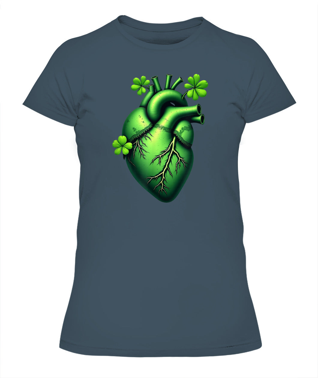 Shamrock Heart Cardiac Nurse St Patricks Day Shirt