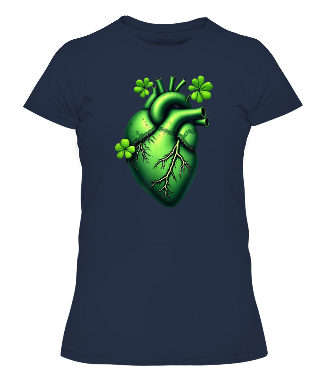 Shamrock Heart Cardiac Nurse St Patricks Day Shirt