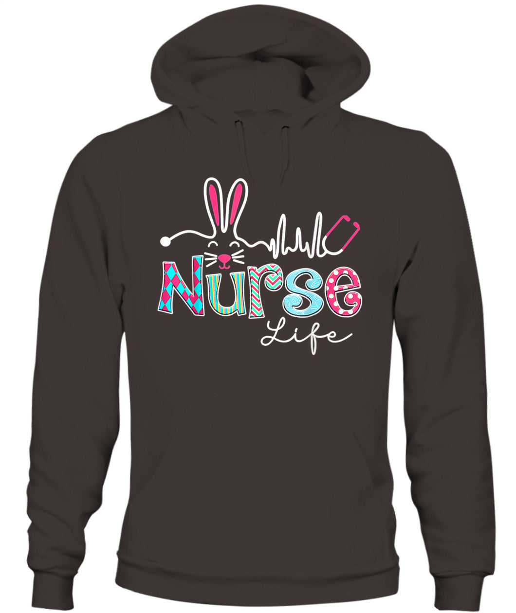 Nurse Life Stethoscope Nursing Cute Easter Bunny Easter Day Shirt