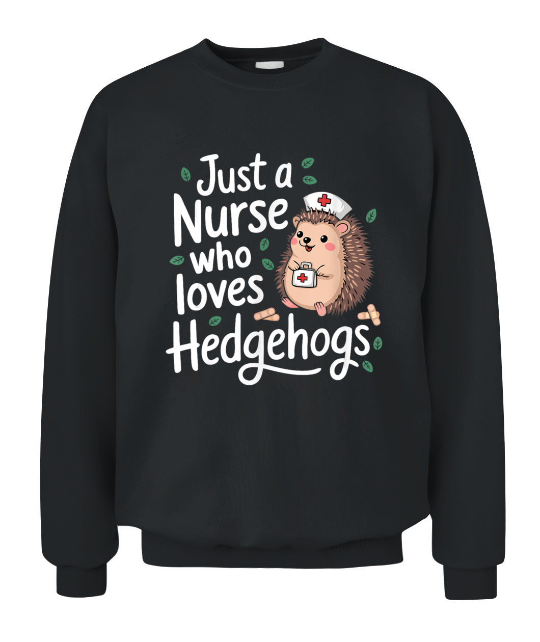 Just a Nurse Who Loves Hedgehogs Funny Nursing Humor Shirt