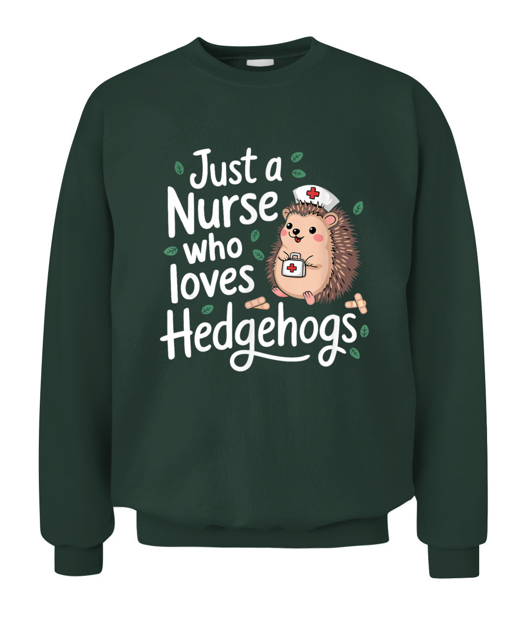 Just a Nurse Who Loves Hedgehogs Funny Nursing Humor Shirt