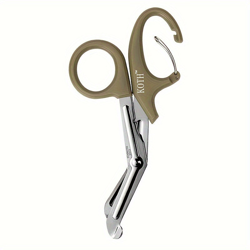 Bandage Cloth Scissors, Home Care Multifunctional Stainless Steel Scissors, Outdoor EDC Equipped with Small Scissors