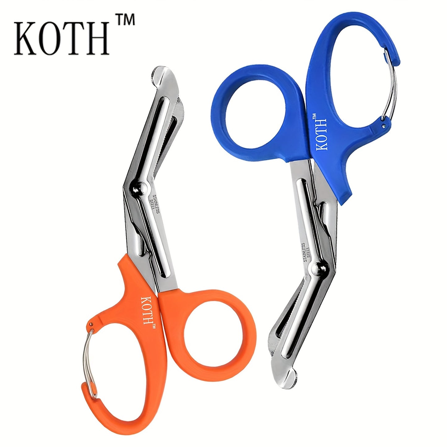 Bandage Cloth Scissors, Home Care Multifunctional Stainless Steel Scissors, Outdoor EDC Equipped with Small Scissors