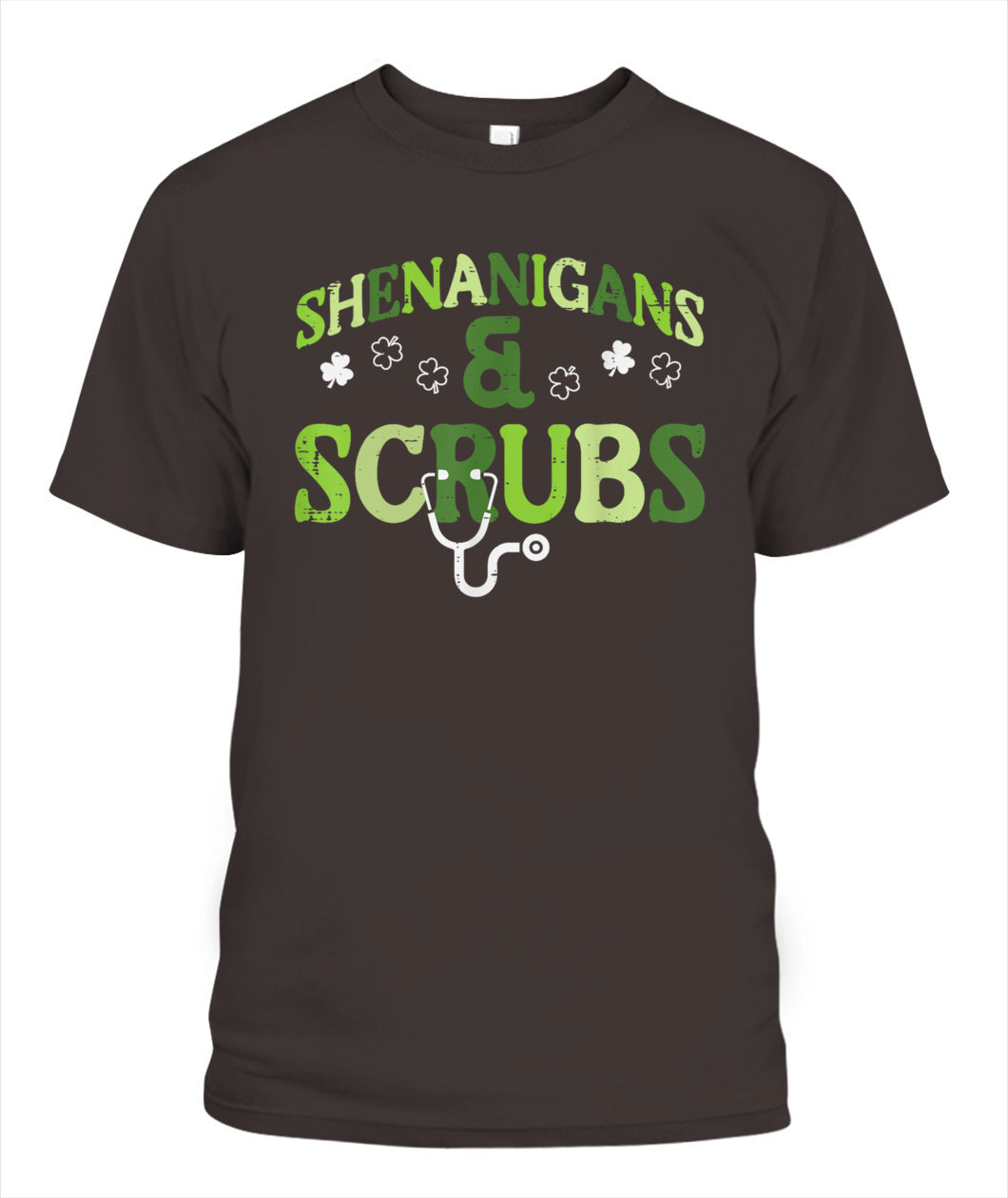 St Patricks Day Shenanigans Scrub Saint Pattys Nurse Women Shirt