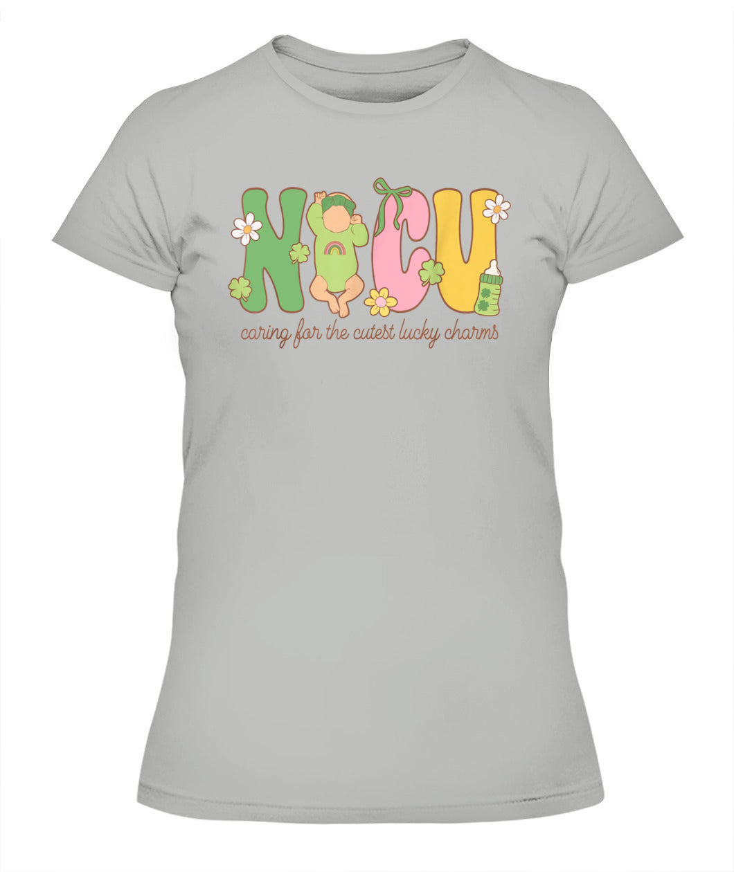 NICU St. Patrick's Day Caring For The Cutest Lucky Charms Shirt
