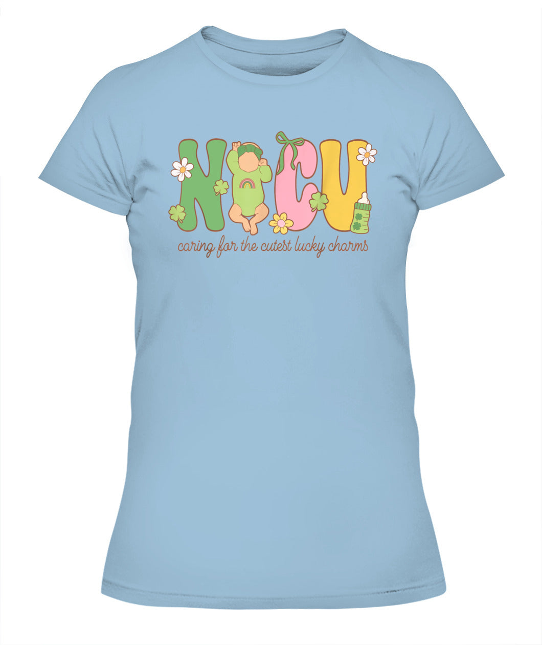 NICU St. Patrick's Day Caring For The Cutest Lucky Charms Shirt