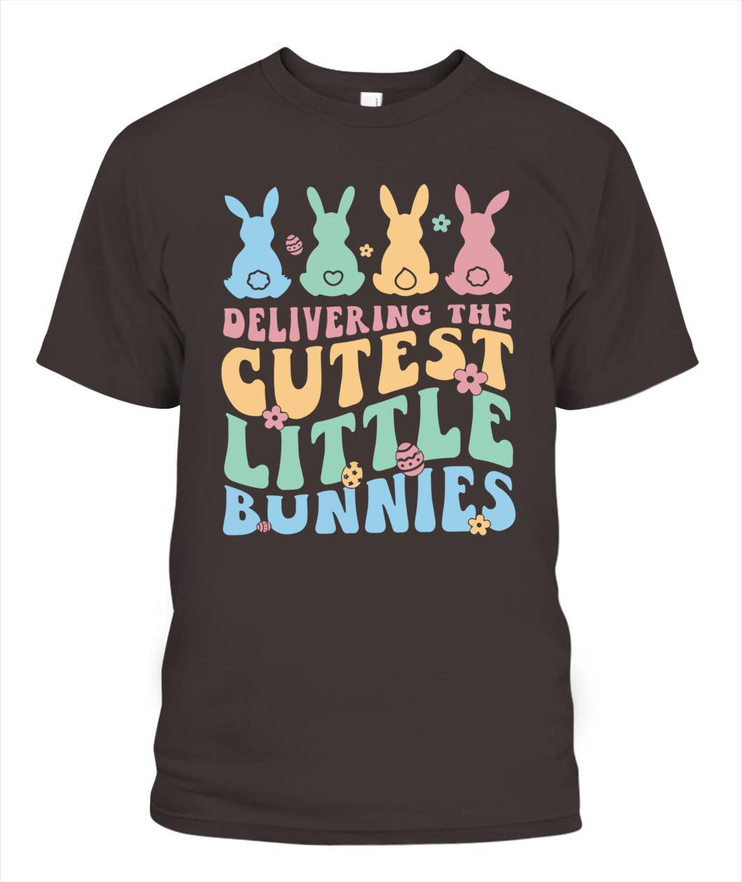 Delivering The Cutest Little Bunnies Happy Easter Nurse Crew Shirt