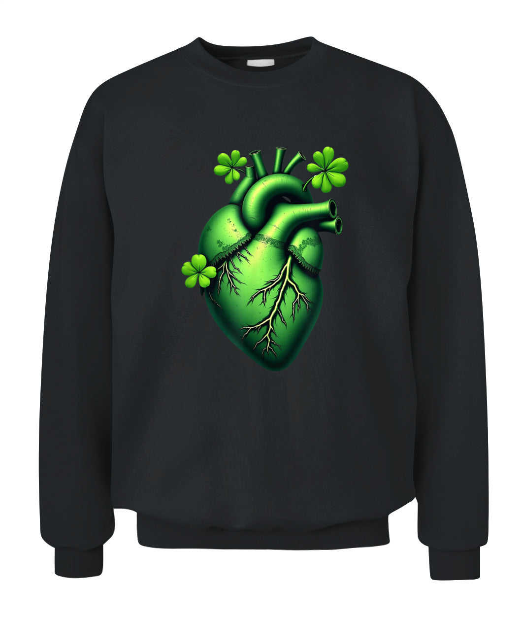 Shamrock Heart Cardiac Nurse St Patricks Day Shirt