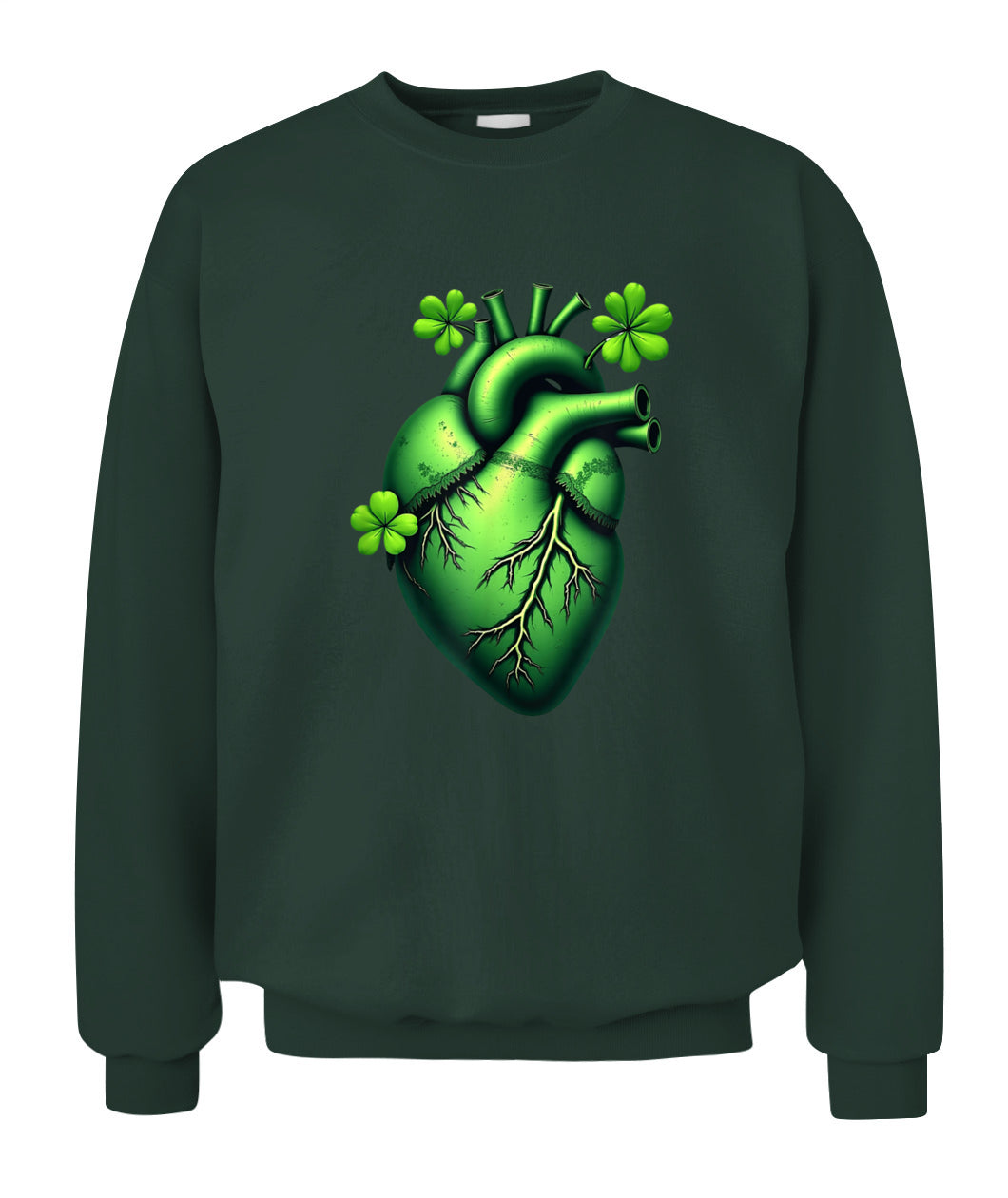 Shamrock Heart Cardiac Nurse St Patricks Day Shirt