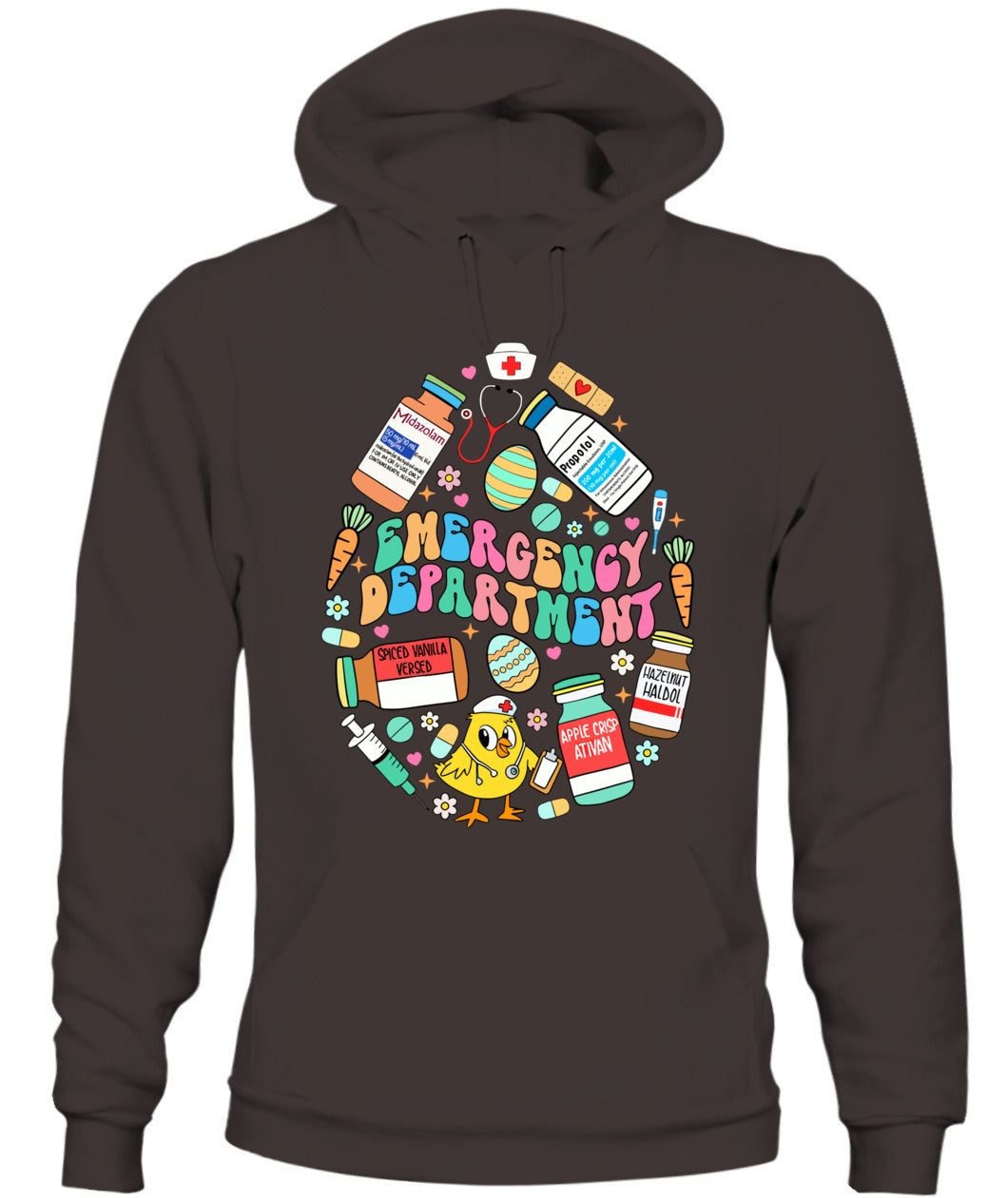 Easter Eggs Emergency Department Er Ed Nurse Critical Care Shirt