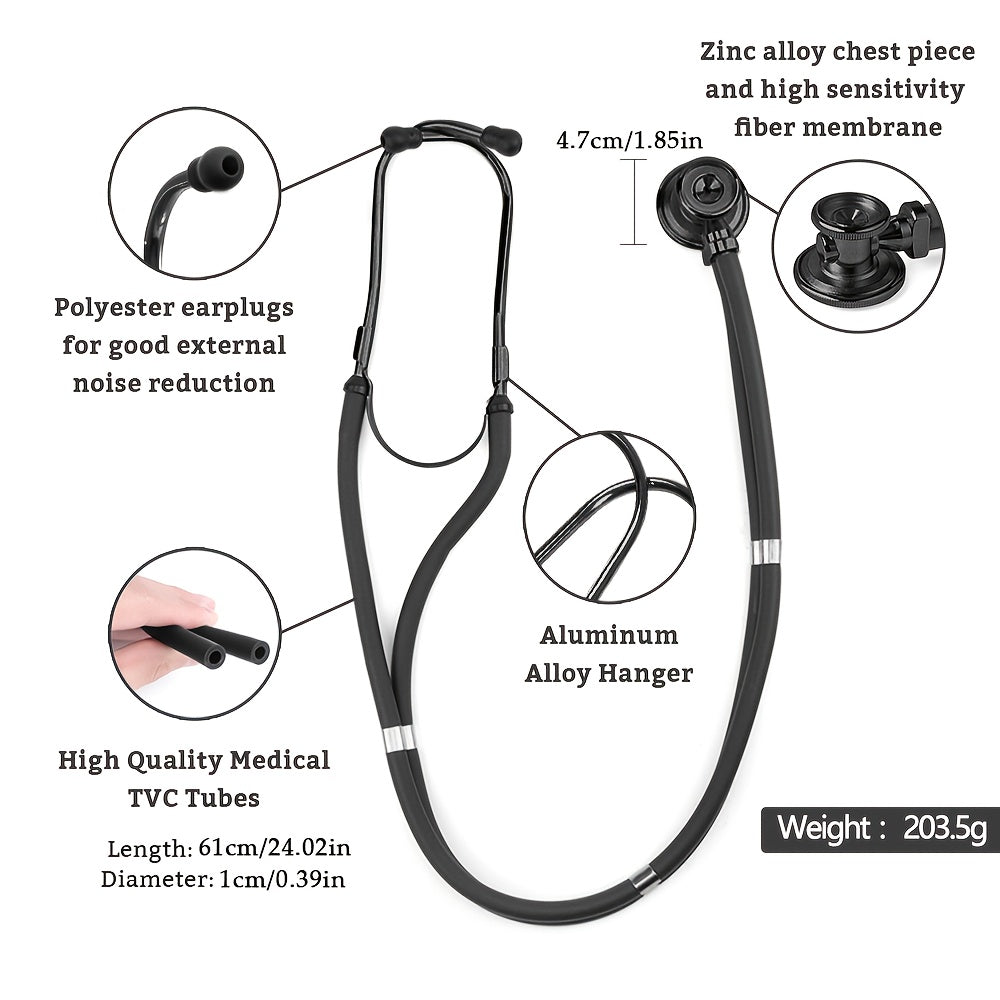 Professional Dual Head Multifunctional Stethoscope - Medical Cardiology Doctor Professional Phonendoscope Device
