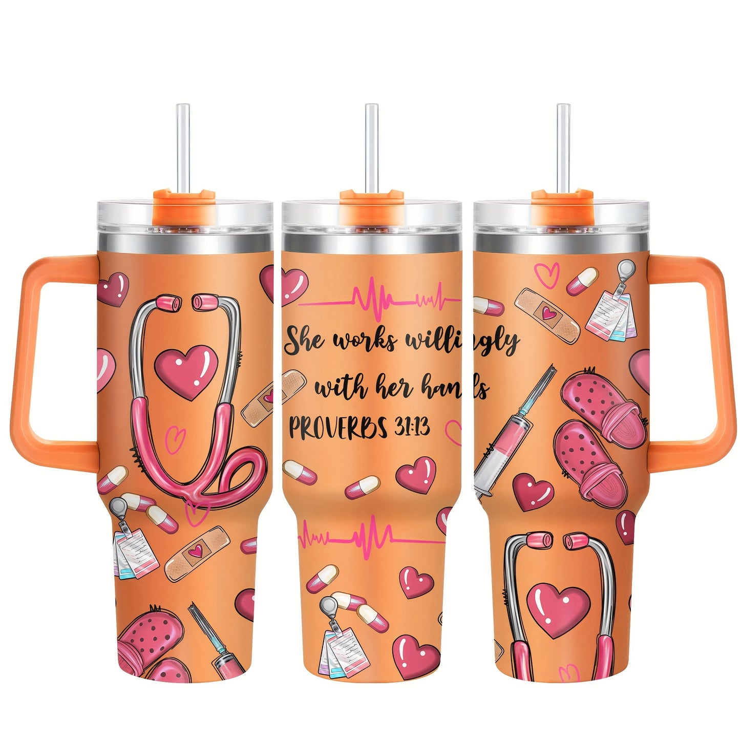40oz Metal Tumbler with Lid, Hand Wash Reusable Oval-Shaped Mug, BPA-Free, Shatterproof, Multipurpose