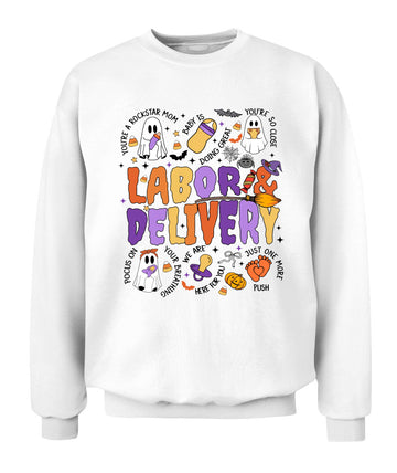 Labor and delivery Nurse Halloween Maternity Vintage