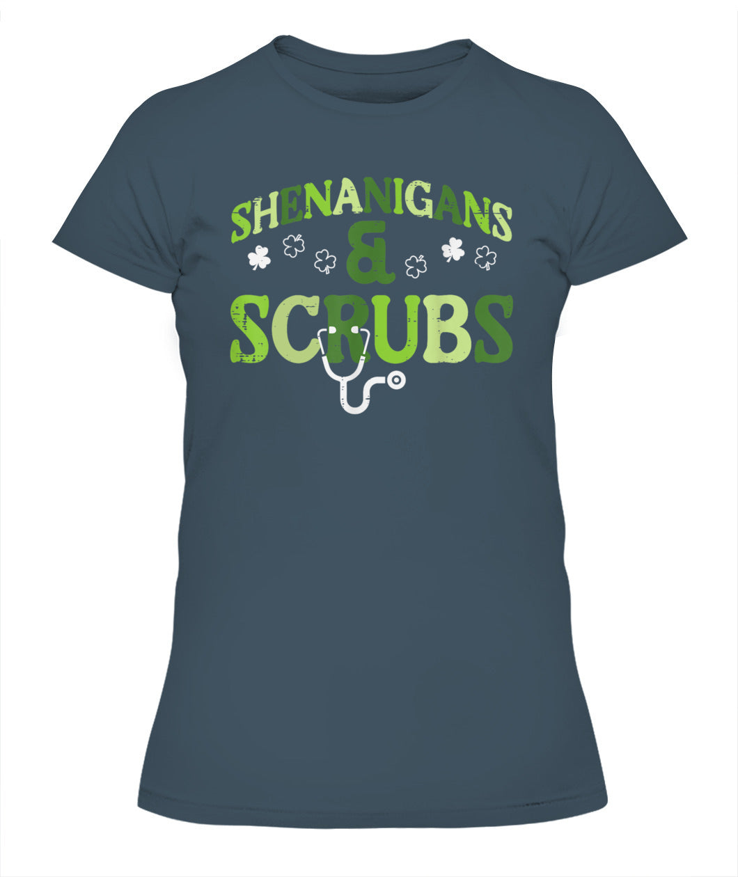 St Patricks Day Shenanigans Scrub Saint Pattys Nurse Women Shirt