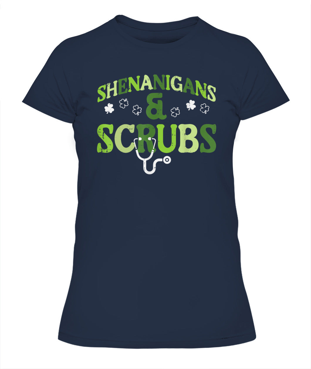 St Patricks Day Shenanigans Scrub Saint Pattys Nurse Women Shirt