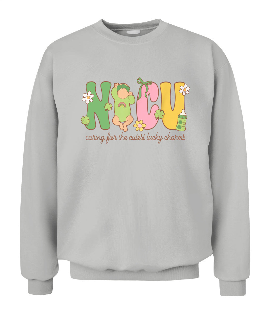 NICU St. Patrick's Day Caring For The Cutest Lucky Charms Shirt