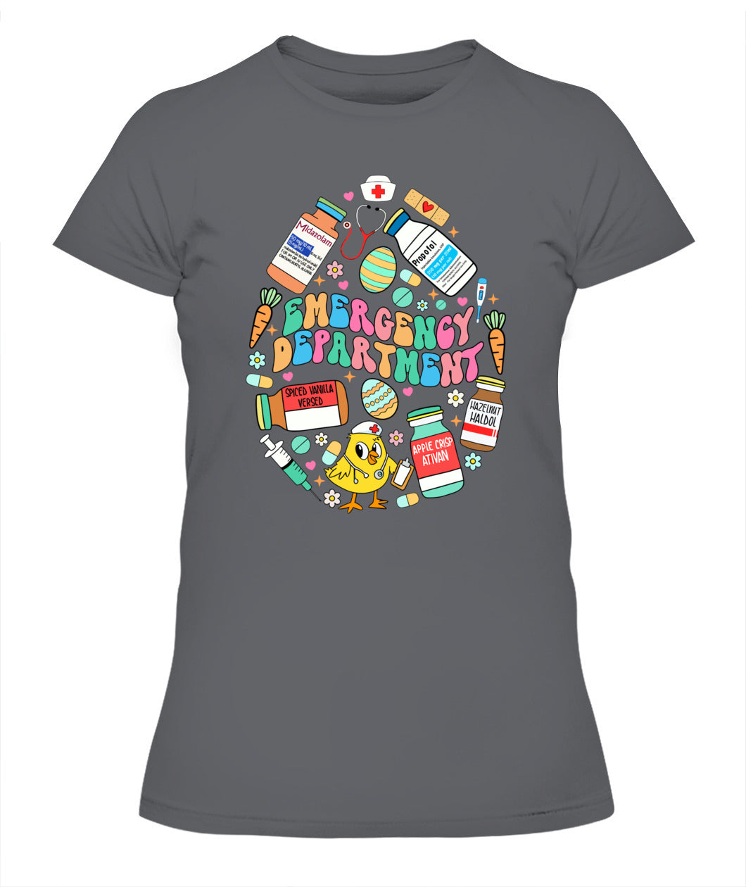Easter Eggs Emergency Department Er Ed Nurse Critical Care Shirt