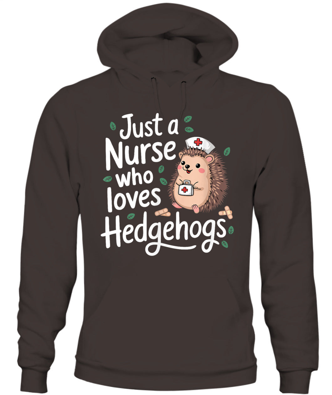 Just a Nurse Who Loves Hedgehogs Funny Nursing Humor Shirt