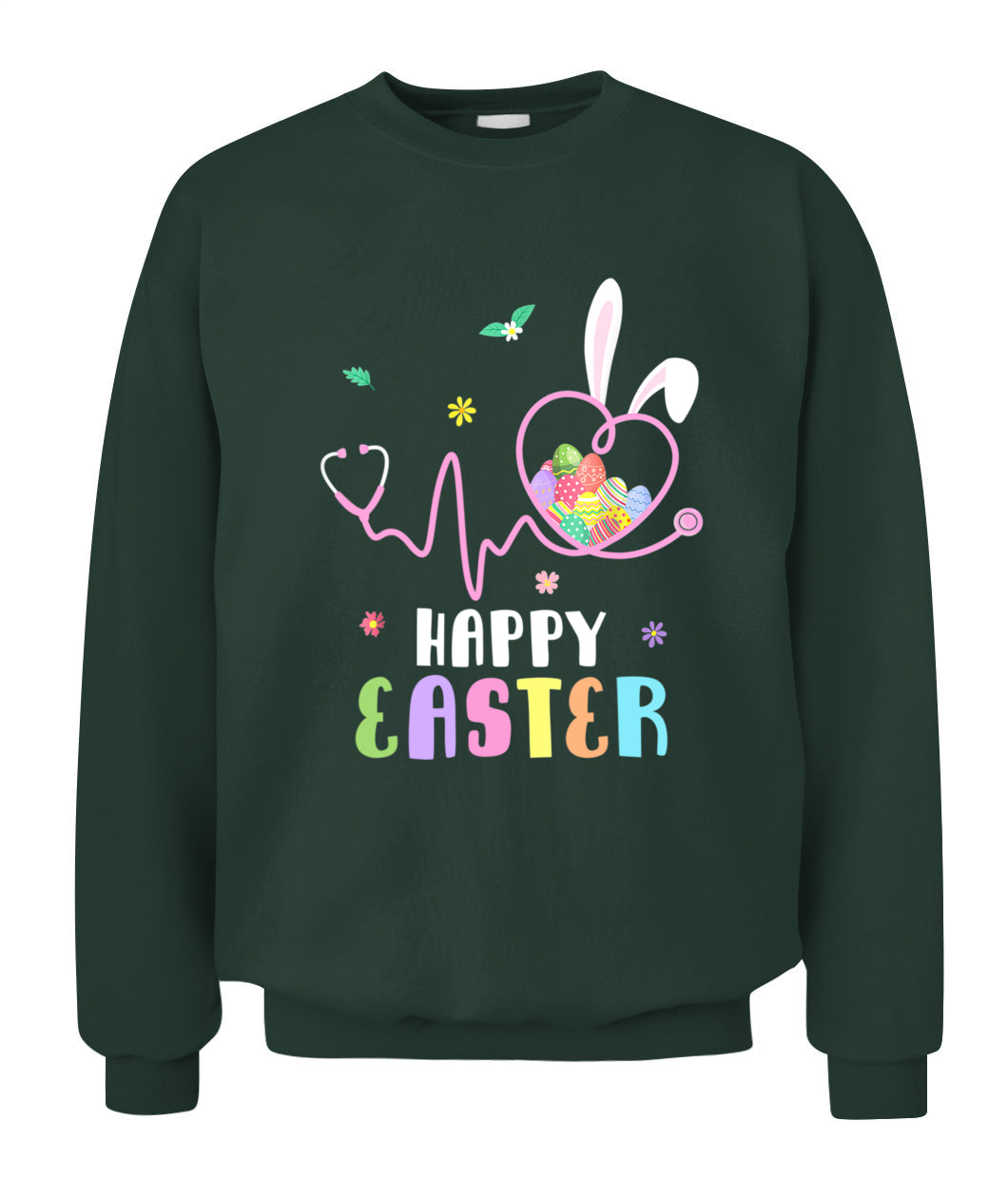 Bunny Nurse Stethoscope Happy Easter Eggs Rabbit Nurses Shirt
