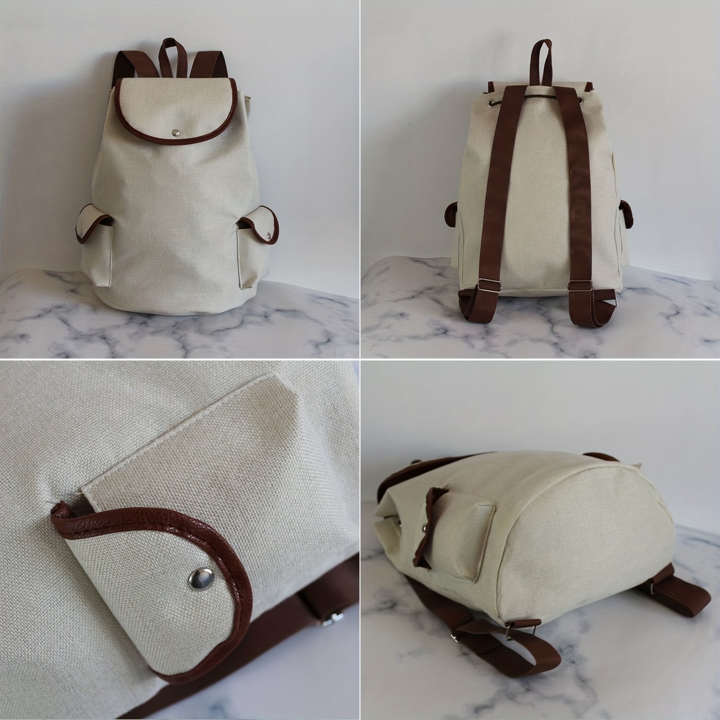 Multifunctional Cartoon Nurse Pattern Backpack, Classic Storage Daypack For Women, Work Bag