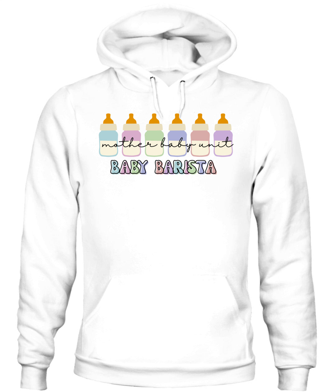 Funny Mother Baby Nurse NICU Nurse Milk Bottle Baby Barista Shirt