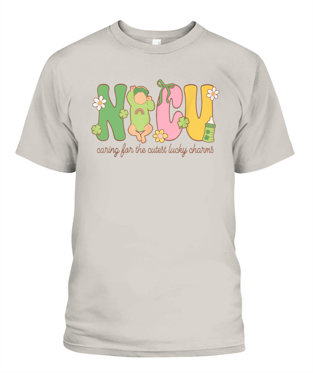 NICU St. Patrick's Day Caring For The Cutest Lucky Charms Shirt