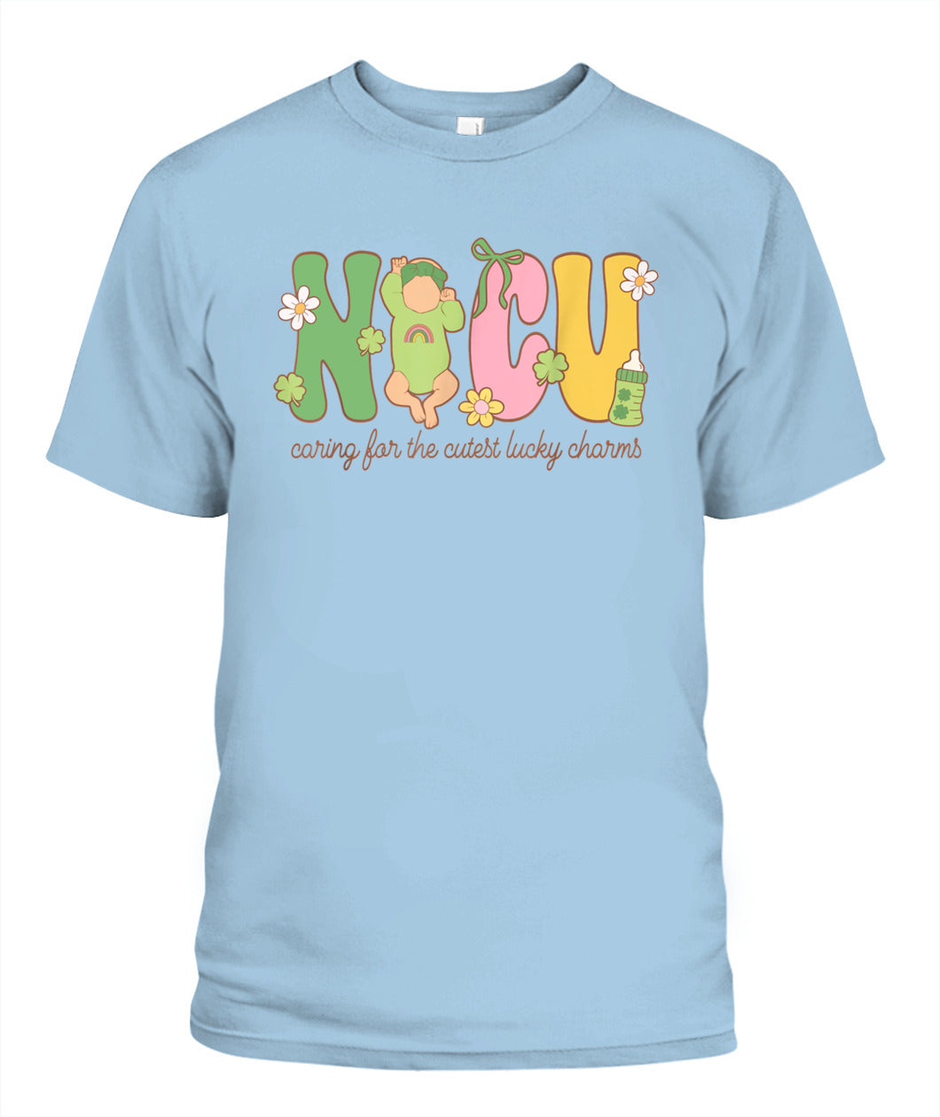 NICU St. Patrick's Day Caring For The Cutest Lucky Charms Shirt