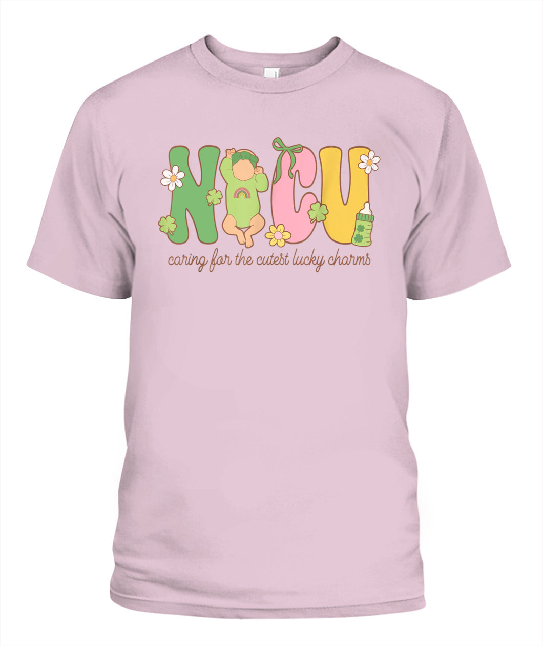 NICU St. Patrick's Day Caring For The Cutest Lucky Charms Shirt