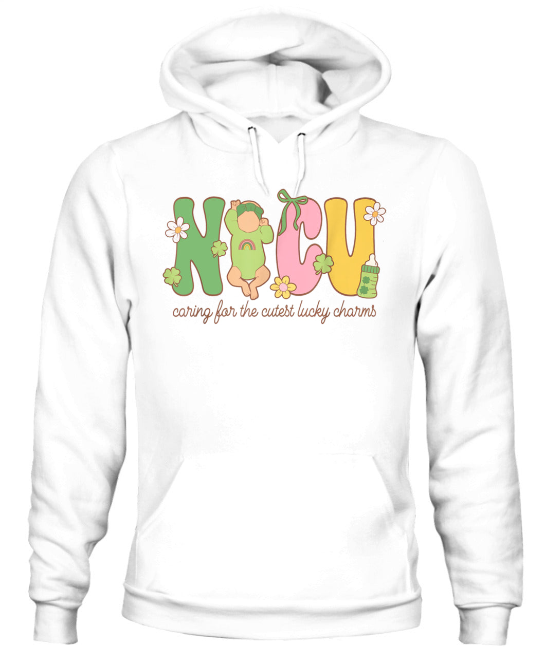 NICU St. Patrick's Day Caring For The Cutest Lucky Charms Shirt