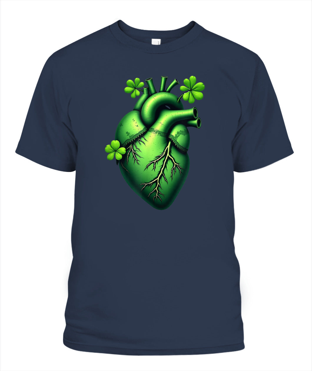 Shamrock Heart Cardiac Nurse St Patricks Day Shirt
