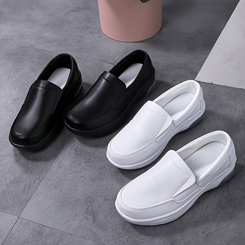 Women's Slip-On Nurse Shoes, Slip Resistant Ladies Casual Shoes