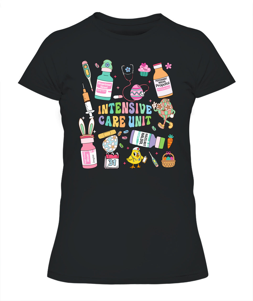 Easter Intensive Care Unit Propofol ICU Crew Nurse Outfit Shirt