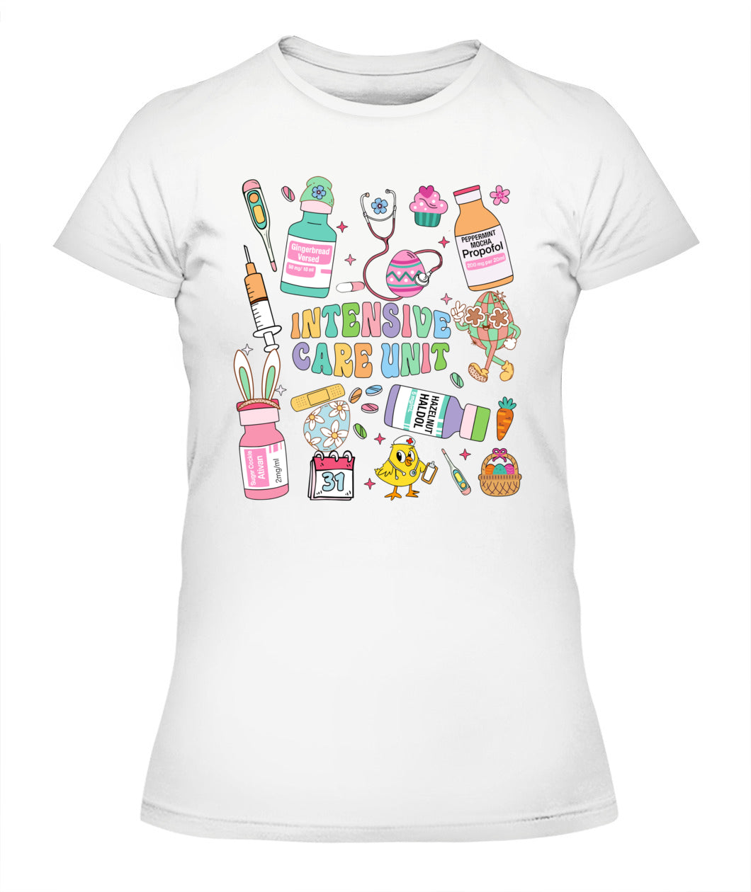 Easter Intensive Care Unit Propofol ICU Crew Nurse Outfit Shirt