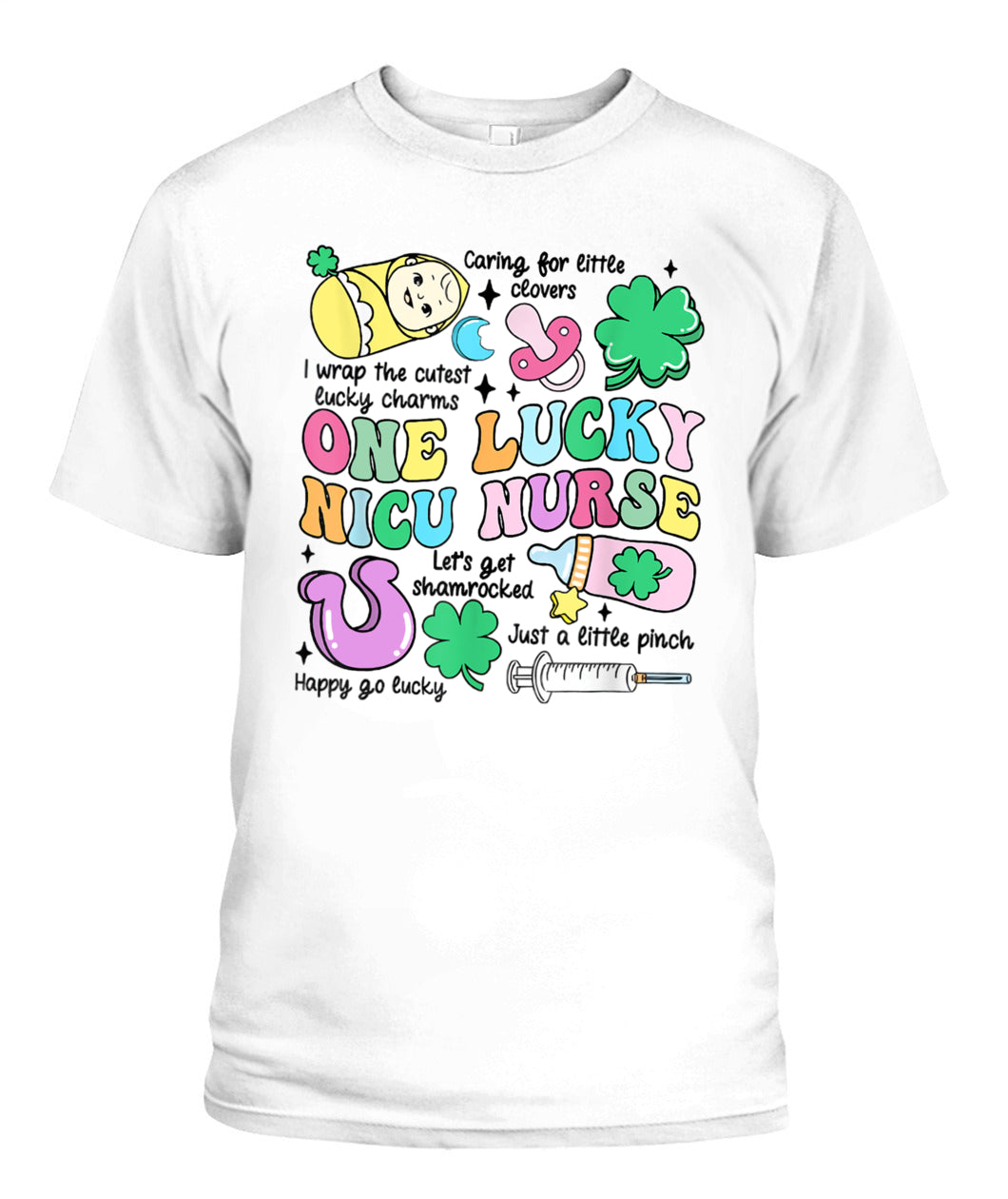 Irish NICU Nurse St Patrick Day Neonatal Intensive Care Unit Shirt