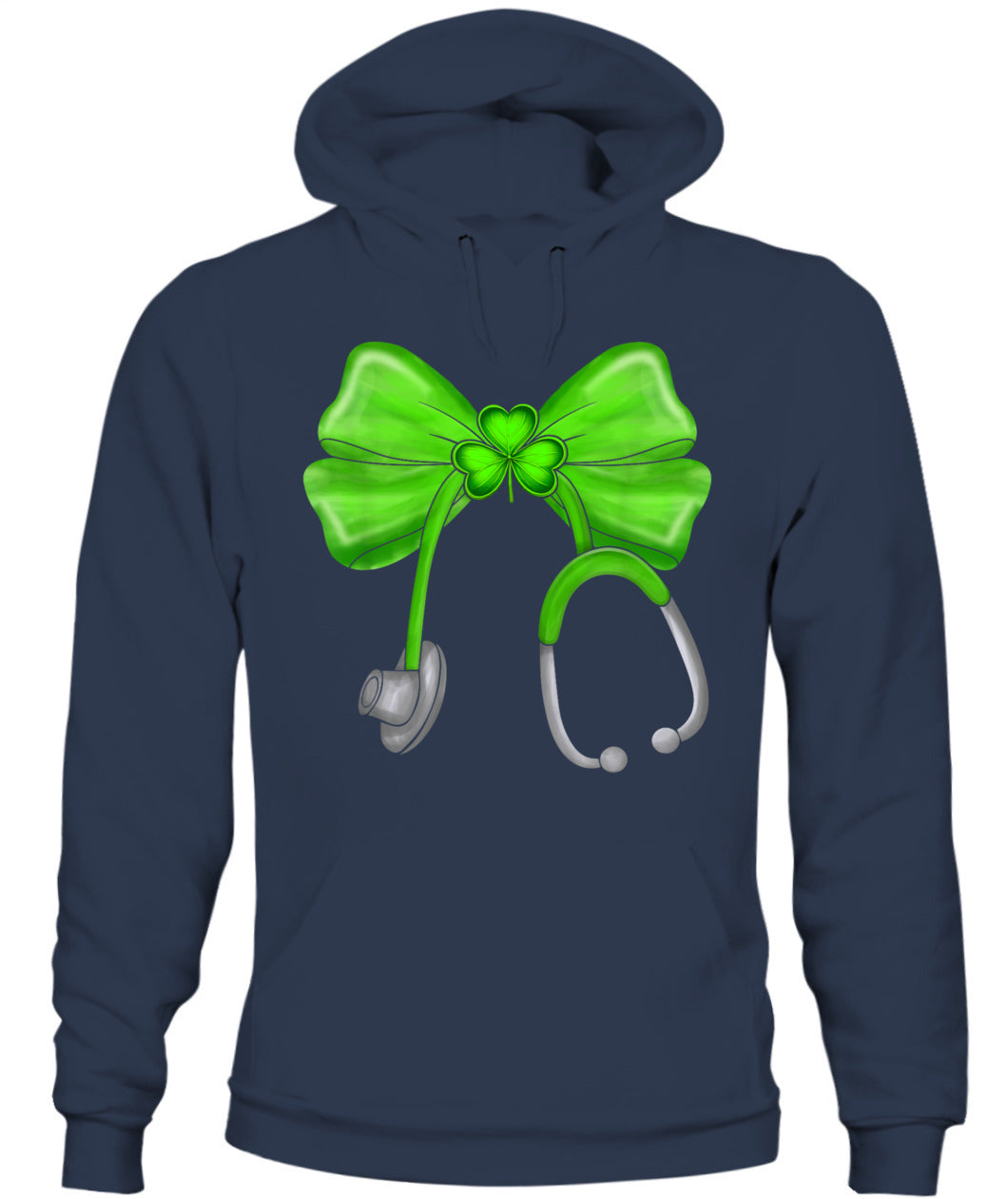 St Patricks Day Shamrock Coquette Bow Nurse Scrub Top Women Shirt
