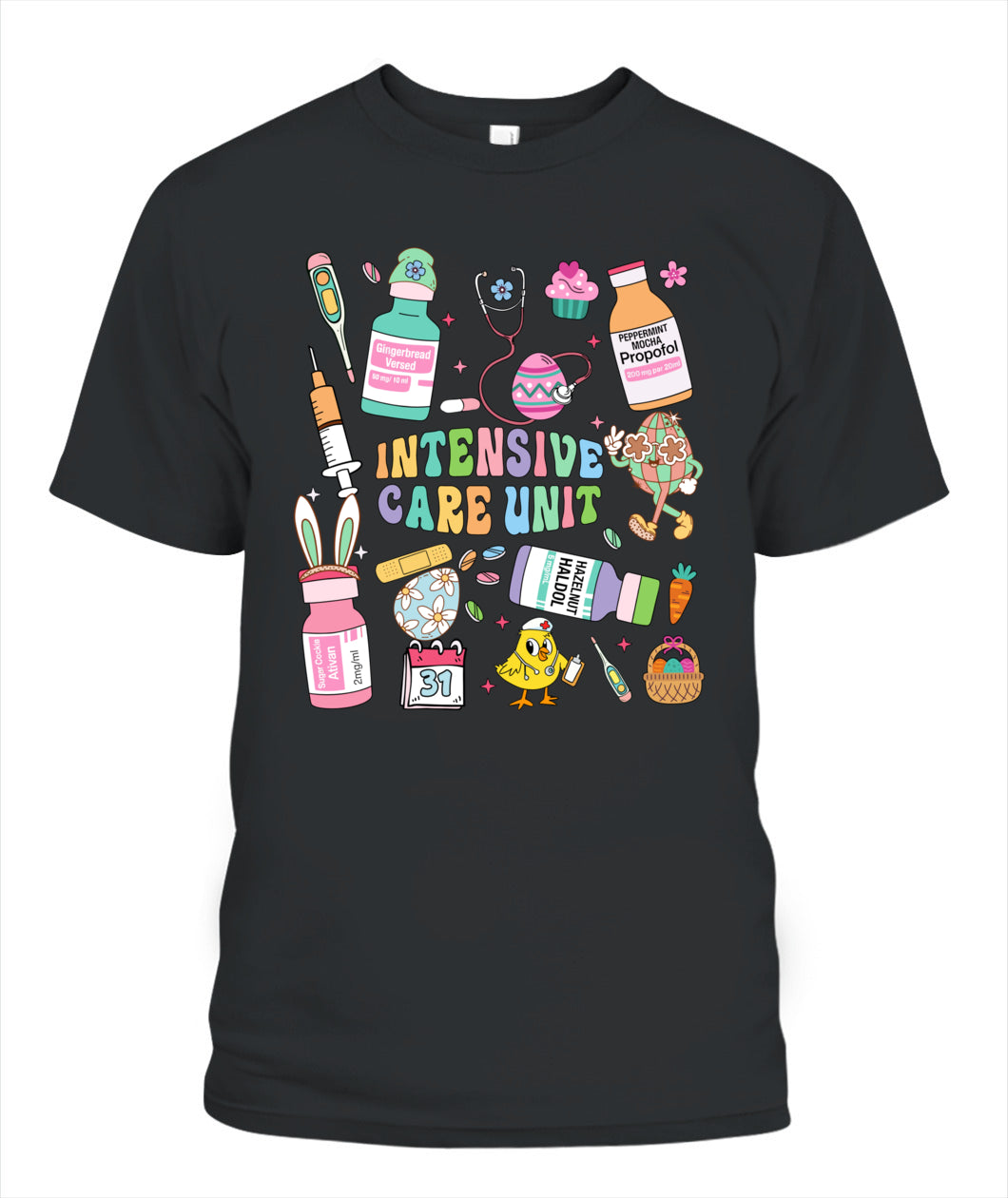 Easter Intensive Care Unit Propofol ICU Crew Nurse Outfit Shirt