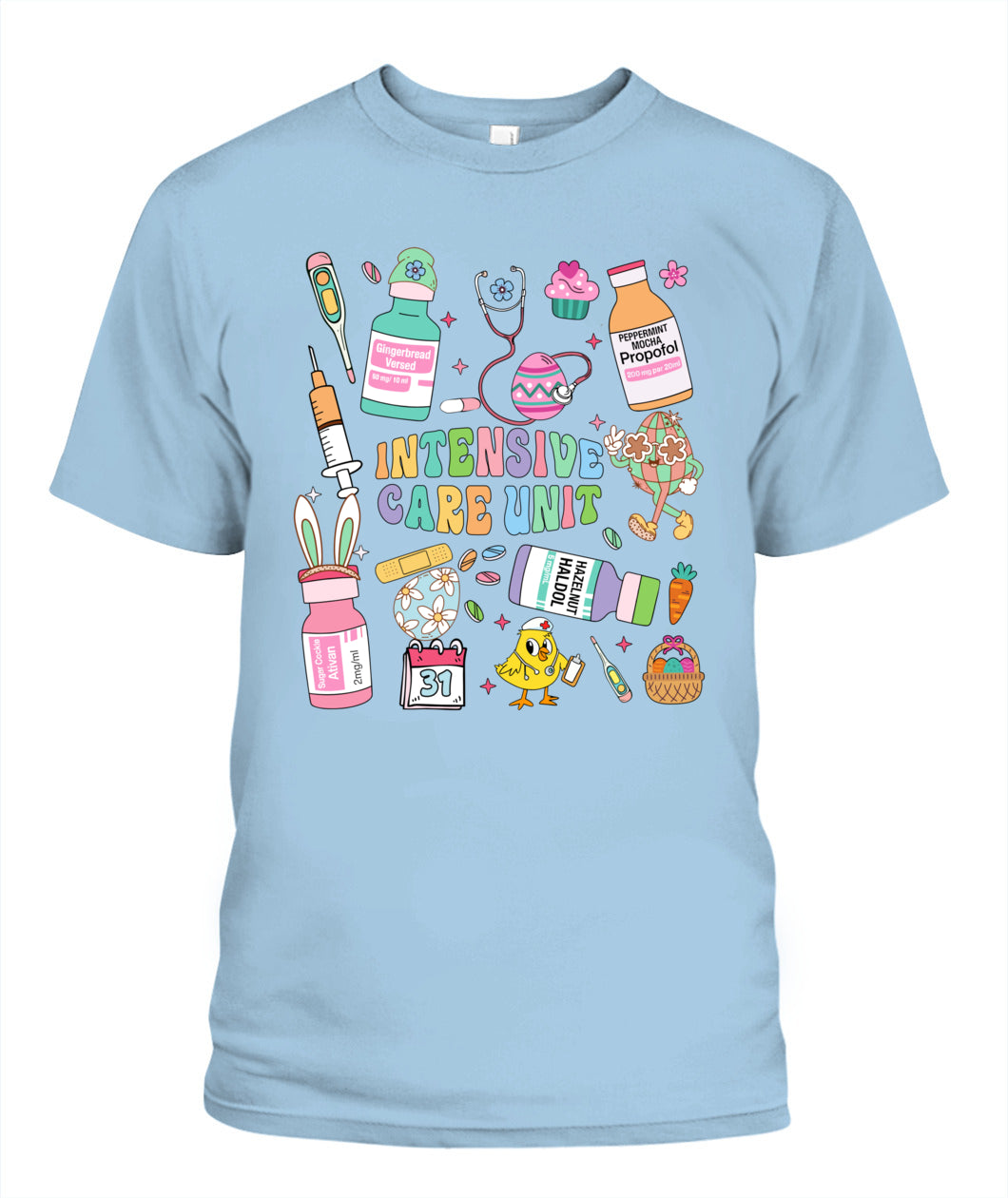 Easter Intensive Care Unit Propofol ICU Crew Nurse Outfit Shirt