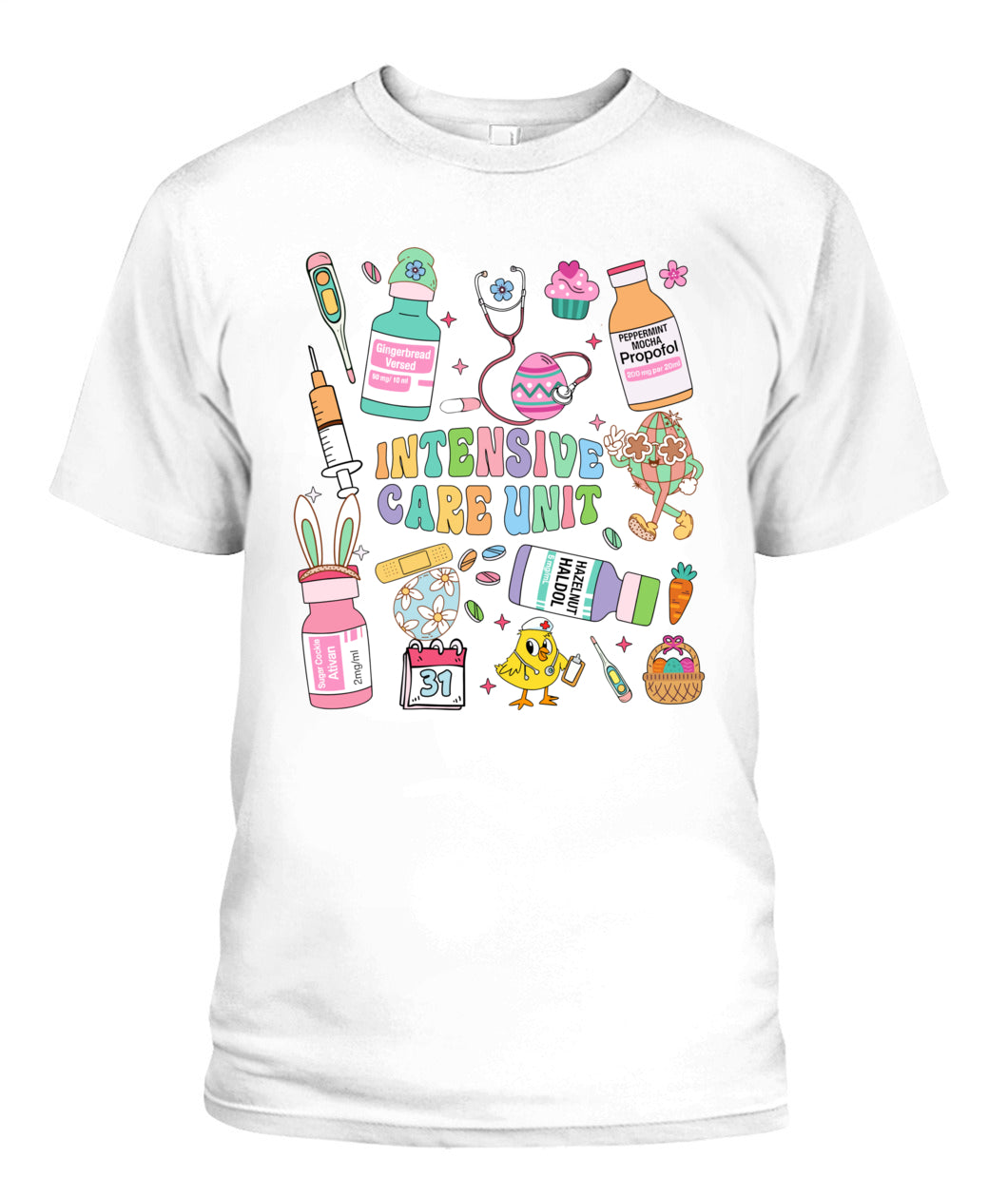 Easter Intensive Care Unit Propofol ICU Crew Nurse Outfit Shirt