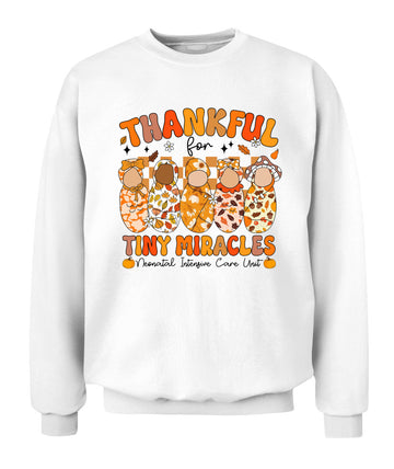 Cute Thankful for Tiny Miracles NICU Nurse Fall Thanksgiving