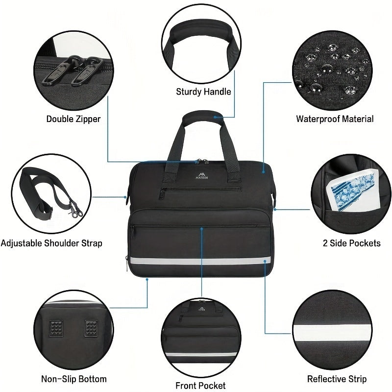Outdoor Medical Bag, Large Water-Resistant First Aid Bags with Many Pocktets for Nursing, Portable Clinical Home Health Bag Doctor Bag Nurse