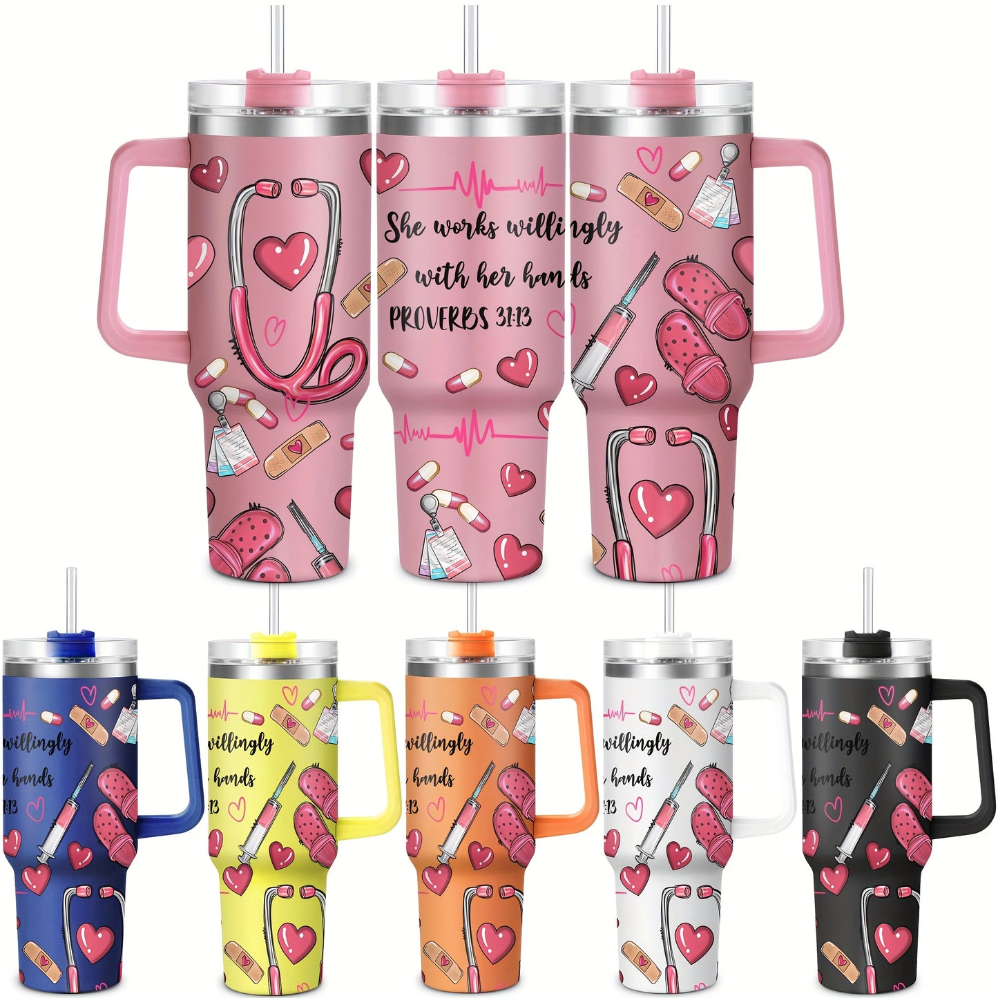 40oz Metal Tumbler with Lid, Hand Wash Reusable Oval-Shaped Mug, BPA-Free, Shatterproof, Multipurpose