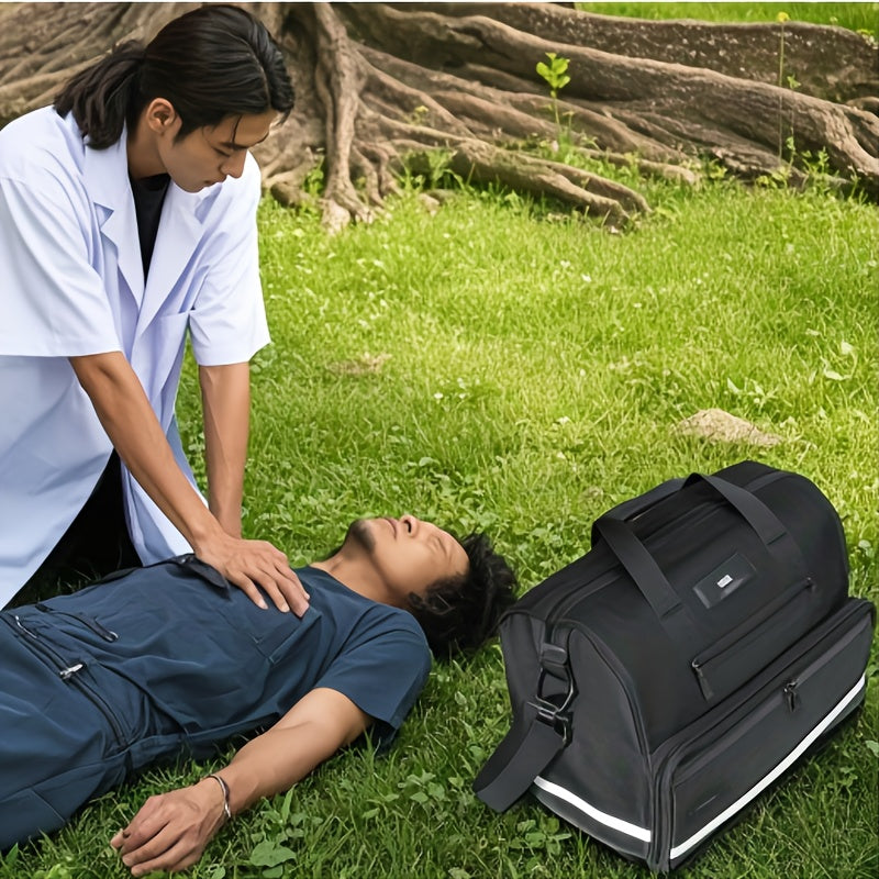 Outdoor Medical Bag, Large Water-Resistant First Aid Bags with Many Pocktets for Nursing, Portable Clinical Home Health Bag Doctor Bag Nurse