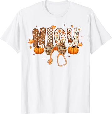 Funny NICU Nurse Coquette Bow Stethoscope Fall Girls Women Thanksgiving Nurse Gifts