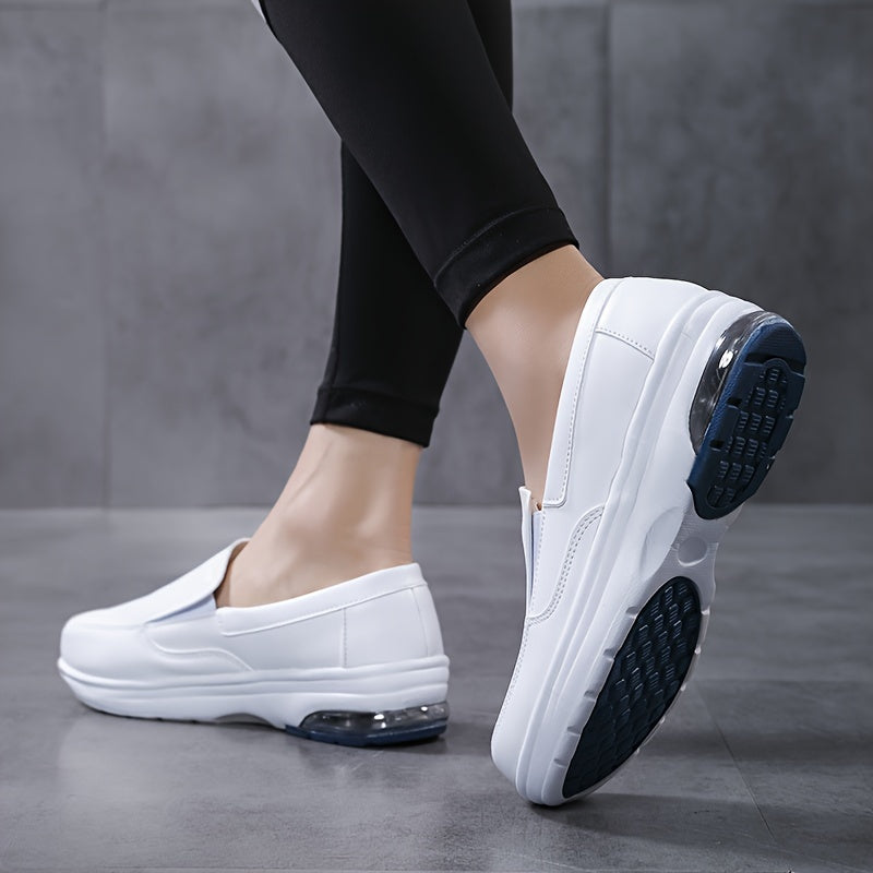 Women's Slip-On Nurse Shoes, Slip Resistant Ladies Casual Shoes