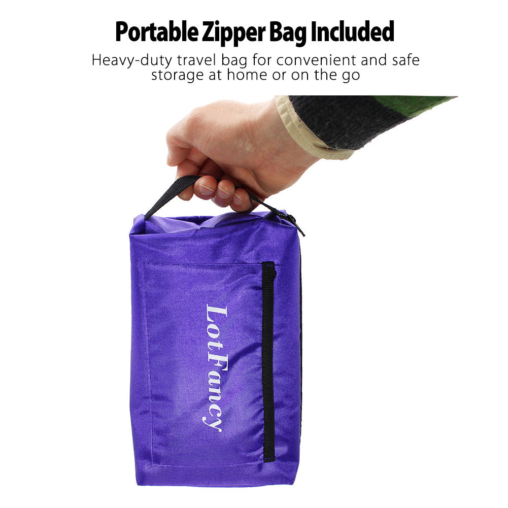 Sphygmomanometer with Stethoscope Kit, Universal BP Cuff (10-16), Adult Professional Manual Blood Pressure Monitor, Zipper Case Included, Purple